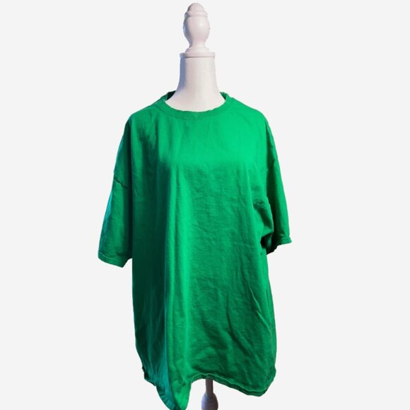 Champion Men’s Green T-Shirt Short Sleeve Crewneck Tee XXL / 2TG - Picture 1 of 3